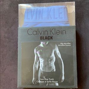 Calvin Klein Black Men’s Medium Low Rise Trunk